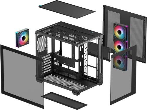 DEEPCOOL CG530-4F ARGB Tempered Glass USB 3.0 ATX Mid Tower Kasa